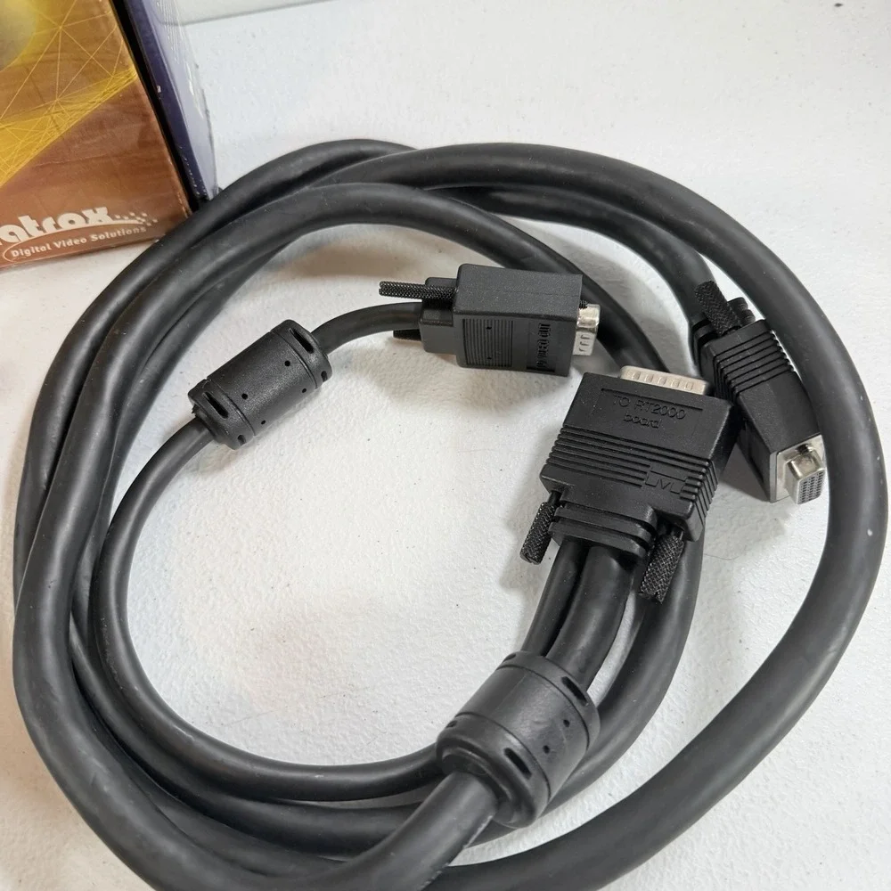 Matrox RT2000 Mega Pack Kit V 2.0 Realtime Editing‎ W/ Adobe Premiere 6.0